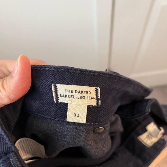 Madewell Darted Barrel Leg Jeans in Juniper 31 32 - Picture 5 of 5